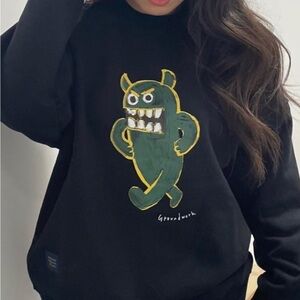 Groundwork Streetwear Monster Crewneck Sweatshirt - Size Medium